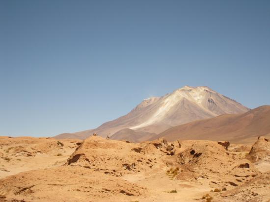 Le Salar de Uyuni, le volcan Tunupa