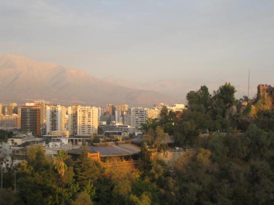 Santiago, vue de notre appart
